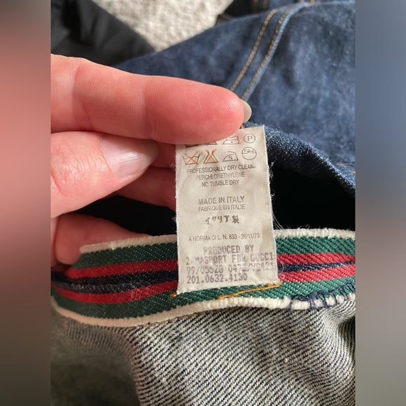 GUCCI vintage denim skirt 90s - Picture 9 of 10